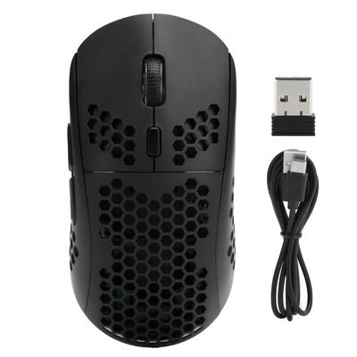 HXSJ T90 Wireless Charging Mouse 3 Modes BT3.0+5.0+2.4G RGB Lighting Adjustable DPI for Laptop