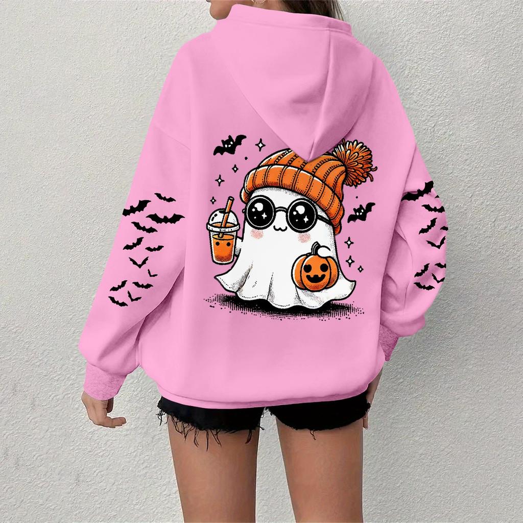 Women's Sweatshirt Casual Long Sleeve Atmosphere Top Loose Popular Round Neck Pullover Sweatshirt Top