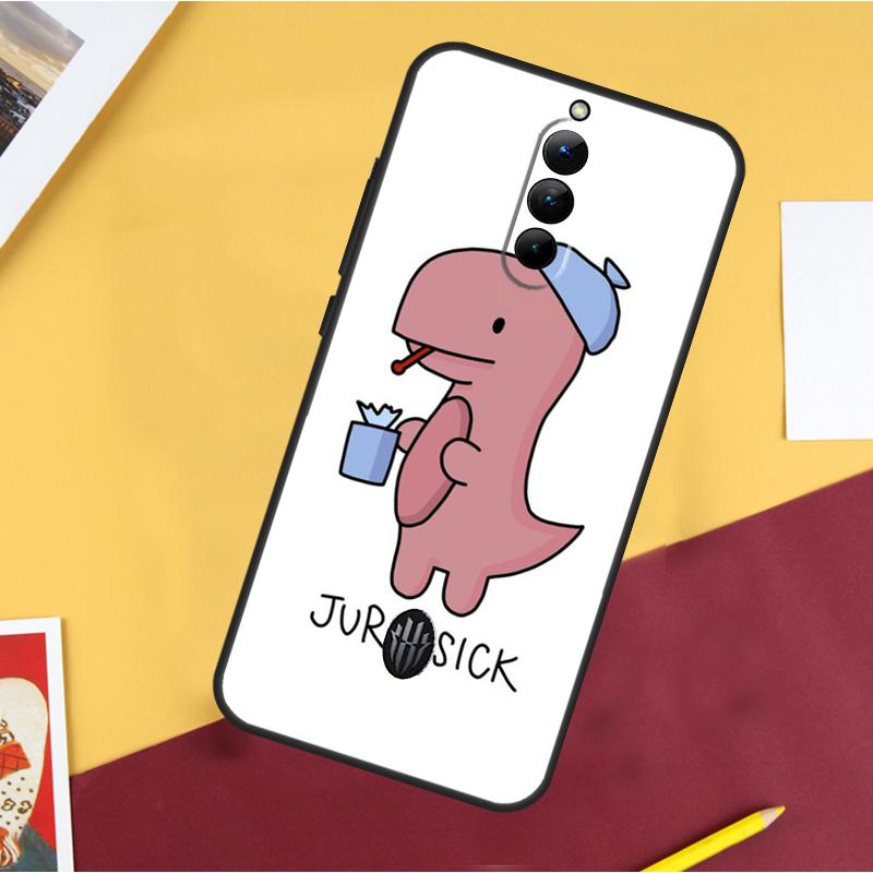 Fun Dinosaur Pattern Dino Case For ZTE Nubia Red Magic 10 Air 5G 6R 6 7 6S 7S Pro 8S 9S 10S 8 9 10 11 Pro Plus Cover