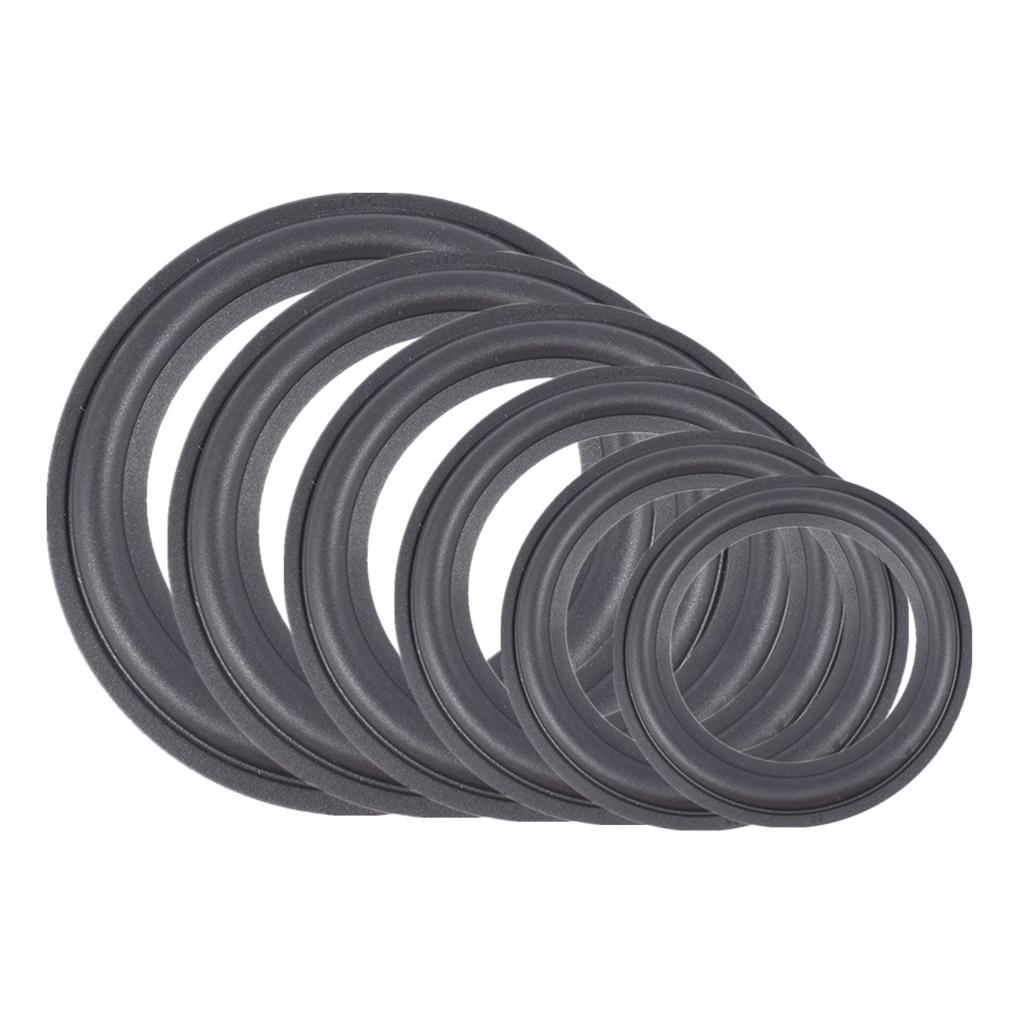 2 Packs Ring Speaker Cloth Edge Repair Parts Speaker Surround Rubber Replacement Parts for Speaker Repair or DIY