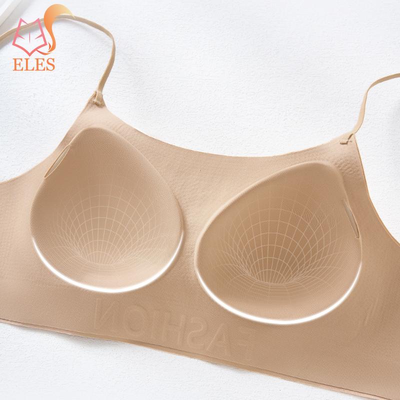 Summer Thin Seamless Underwear Bra Push Up Anti-sagging Invisible Bra