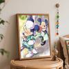 Disney Digital Oil Painting Mickey and Minnie Christmas Shopping Art Handmade Diy Gift Home Decoration