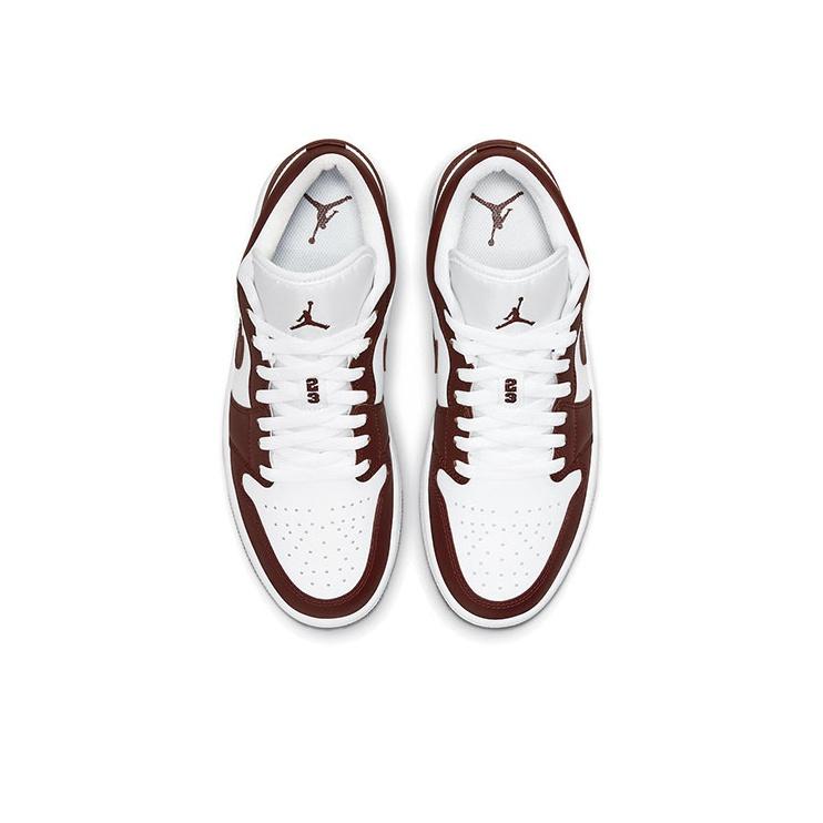 Air Jordan 1 Low Bronze Eclipse Women Sneakers Brown White DC0774-116