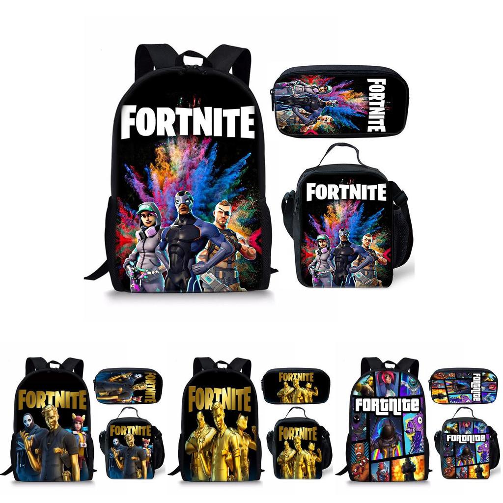 Lovely Customized Backpack Set With Stylish Pencil Case And Lunch Bag