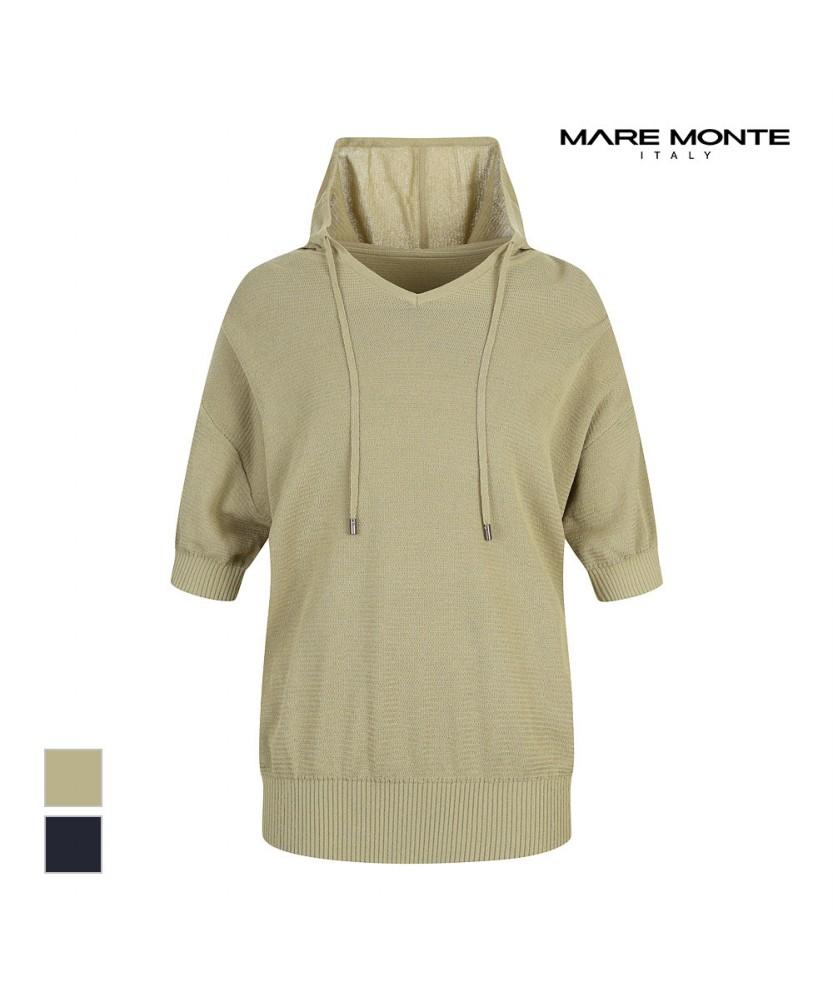 MAREMONTE Hooded Neck Short Sleeve Knit_M247Mkt15M0