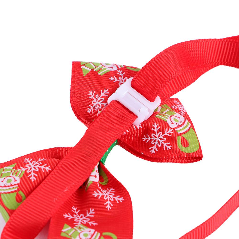 Bowtie Necklace Xmas Dog Costume Bowknot Dog Bow Tie Dog Collar Cat Collar Christmas Dog Decoration