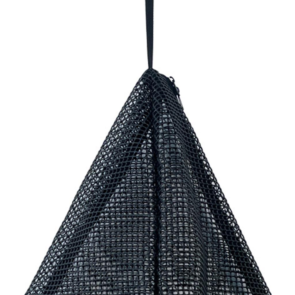 Outdoor Triangle Drying Net Camping Hanging Storage Rack Foldable PVC Organizer for Home Picnic BBQ S
