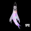 1-4PCS Halloween LED Fantôme Flottant Décoration Suspendue Brille dans le Noir Gonflable Haunted Yard Party Accessoires Extérieur Atmosphère Effrayante Décor
