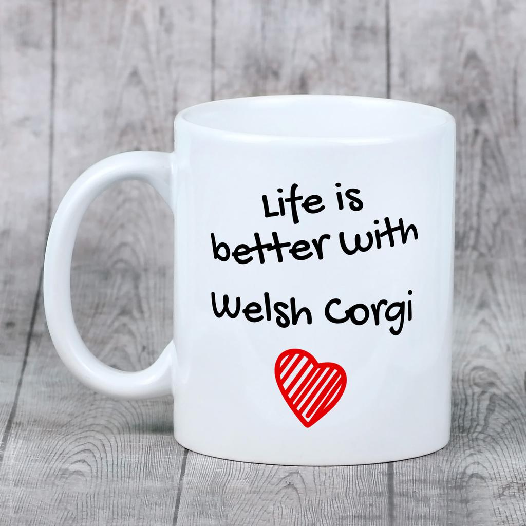 Pembroke Welsh Corgi - cup with a dog, cup with a photo, personalized gift from the Art-Dog brand