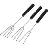 Set of 10 Stainless Steel Split Chocolate Forks Hot Pot DIY Decorative Tools Pralines and Trüffel