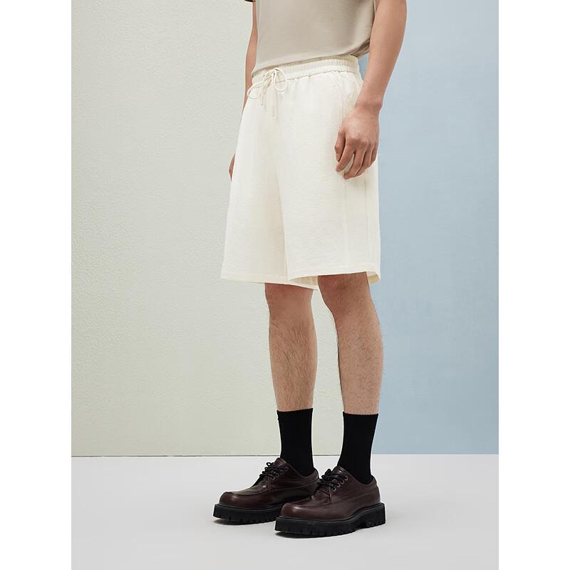 GXG Men's Seersucker Solid Casual Shorts