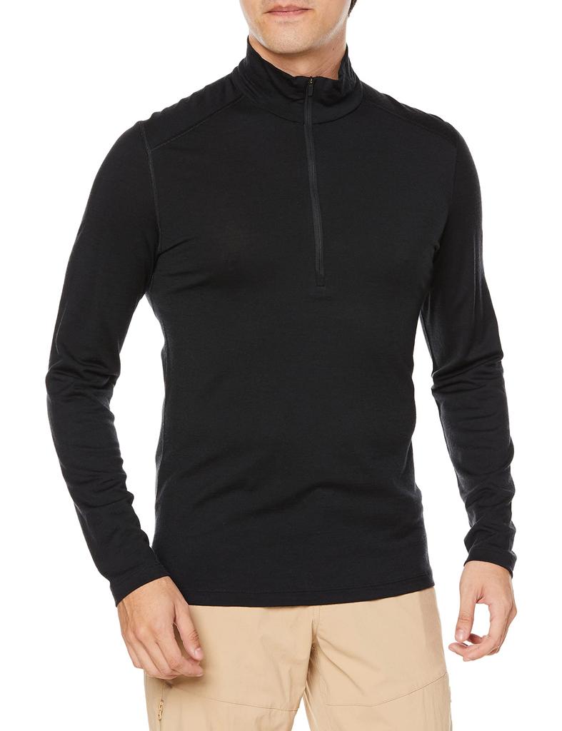 Icebreaker M 200 OASIS LS HALF ZIP IX20222 Black