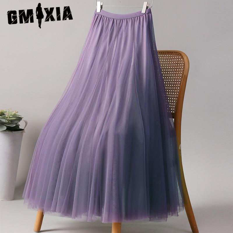 GMXIA 28 Colors Women's Fashion Casual Summer Spring Skirt