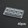 MOC Transparent Bulk Bricks 1x1 2x4 1x4 Clear Building Block Wall Panels and Baseplates