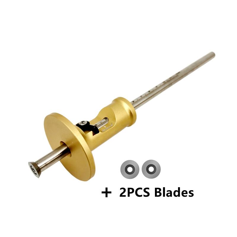 Dovetail Jig Wheel Marking Gauge Tool Set Woodworking Scriber Aluminum Alloy Linear Drawing Mortise Measuring Ruler Wood Joints