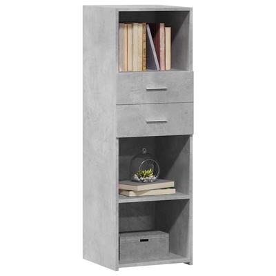 Highboard Concrete Grey 40 X 42.5 X 124 Cm Particleboard
