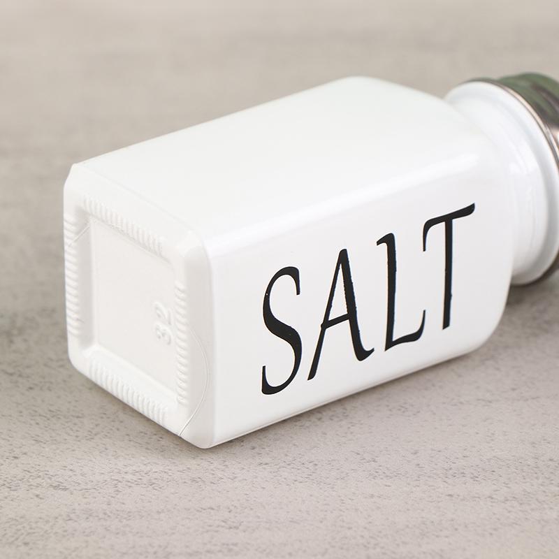 1Pc Salt And Pepper Shaker Storage Spice Shakers Spice Dispenser Refillable Black And White Kitchen Supplies Seasoning Pots