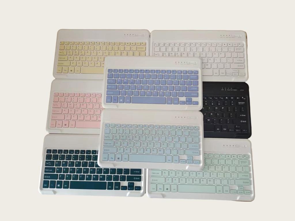 Silent Magic Wireless Bluetooth Keyboard & Mouse Set for iPad, Tablet, Huawei, and Apple Phone