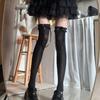 Ballet-Style Bow Over-The-Knee Socks Lace Socks Jk Style Openwork Socks