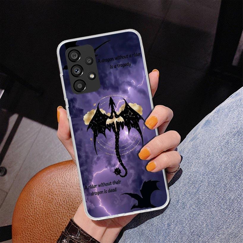 

F-Fourth W-Wing Dragon Phone Case For Samsung Galaxy A52 A32 A22 A12 A51 A31 A50S A30S A20S A10S Note 20 Ultra 10 Plus S10 A72 A Samsung Note 10 Plus