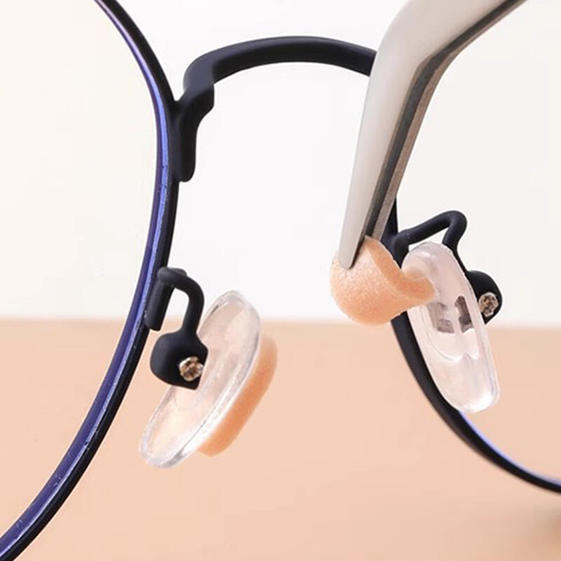 Anti-scratch nose pads for glasses and horn-rimmed sunglasses