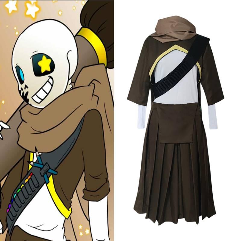Undertale Insans Cosplay Costume Set For Anime Fans In Chinese-style Vintage