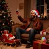 Light Up Santa Hat Christmas Cosplay Headpiece Holiday Cosplay Hat For Kids Women Men Event Planners Family Photo Winter