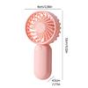 Powerful Handheld Fan Portable Small Lightweight Makeup Fan AM4 Battery Operated for Girl Women Adults Indoor Outdoor