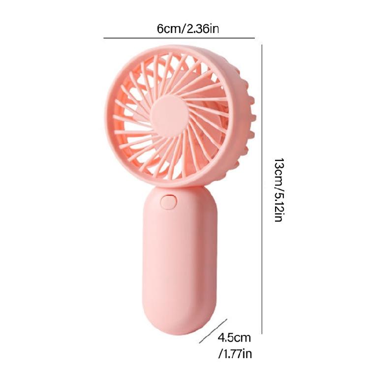 Powerful Handheld Fan Portable Small Lightweight Makeup Fan AM4 Battery Operated for Girl Women Adults Indoor Outdoor