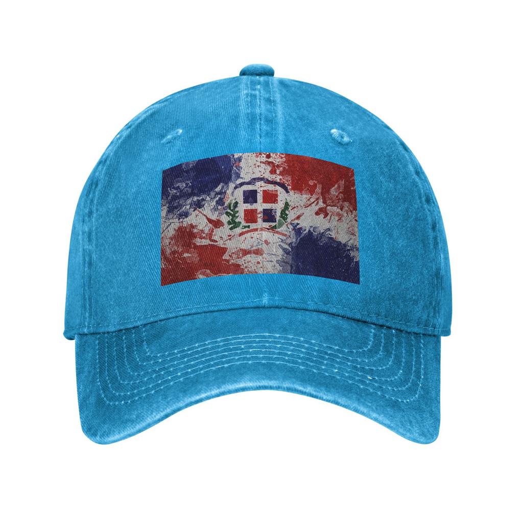 Dominican Republic Flag Denim Cap Casual Baseball Caps Adjustable Hat Summer Unisex Baseball Hats