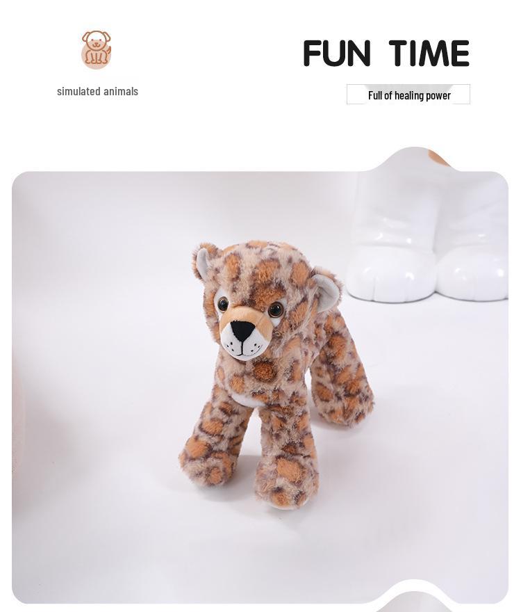 Forest Animal Plush Toys: Little Deer & Teddy Dog Figures for Kids