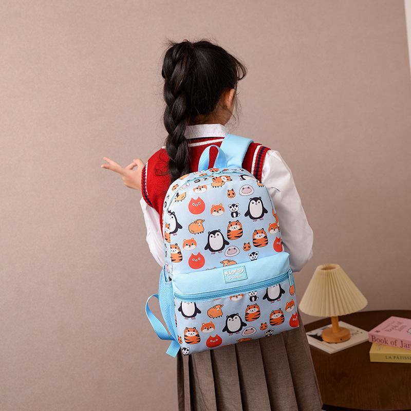 School bag new student fashion cartoon backpack with pencil bag large capacity primary school students multi-color boys and girls backpack batch