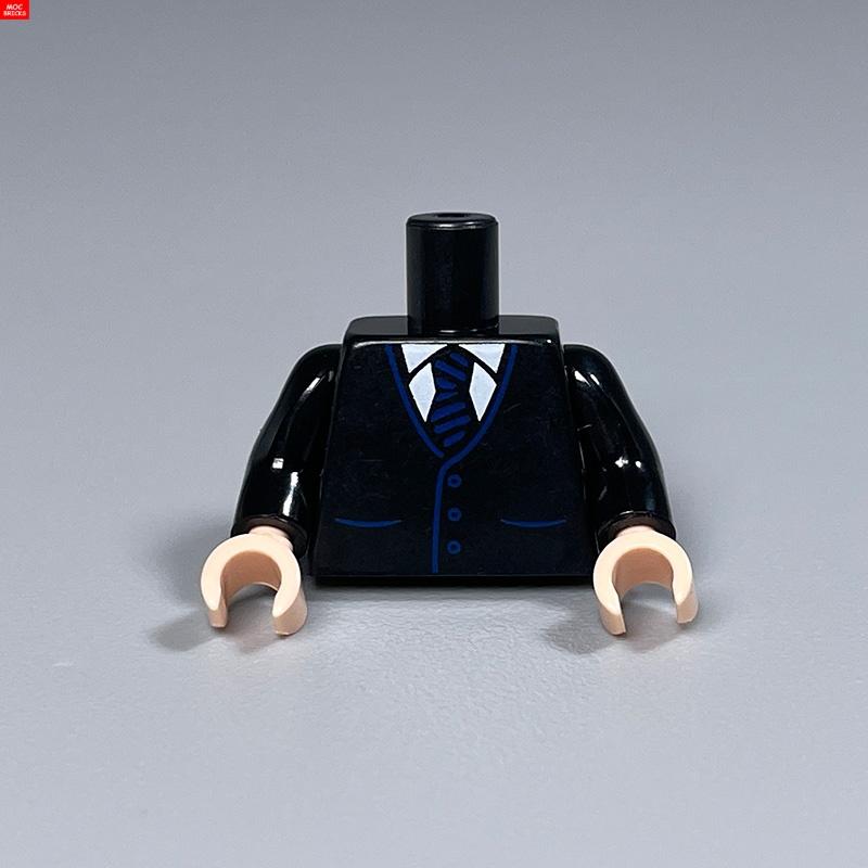 5pcs/lot MOC Bricks Torso Suit Body Wear Arms Hands Muscle Chef Cloth Educational Building Blocks Assembled Toys Plastic Dolls