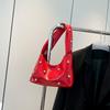 Vintage premium sense crowdsourcing bag women's 2025 spring new rivet shoulder handbag women's commuter armpit bag