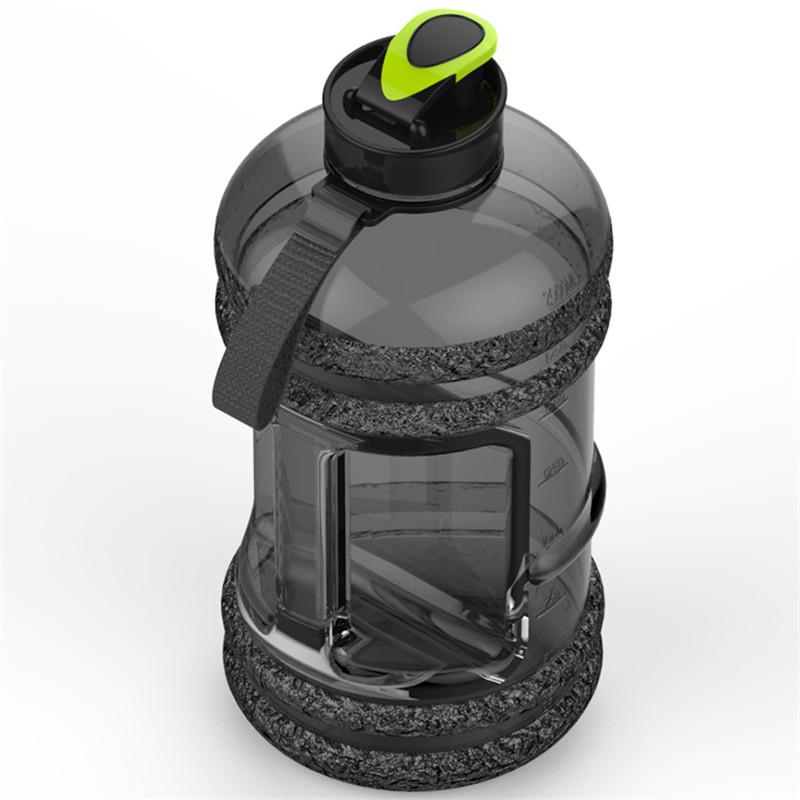 Large Capacity 2.2L Pastic Water Bottles Camping Training Bicycle Drink Water Bottle Outdoor Sports Portable Fitness Kettle