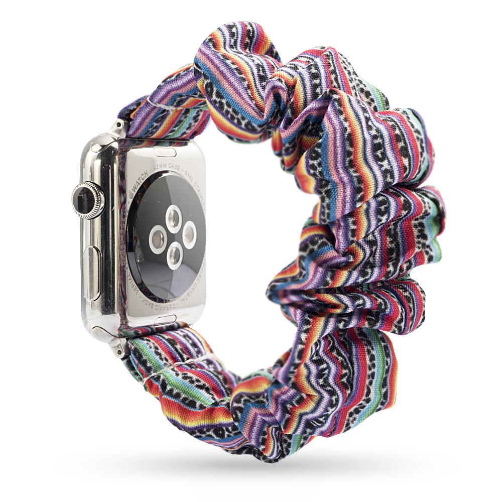 Scrunchie Strap for apple watch band 44mm 40mm 45mm 41mm 38mm 42mm 49mm correa bracelet iwatch series 4 5 6 3 SE 7 8 9 ultra 2