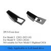 For Tesla Model Y/3/3+ Model Y Juniper 2025 Car Door Storage Box Four-door Inner Handle All-inclusive Storage Box Accessories