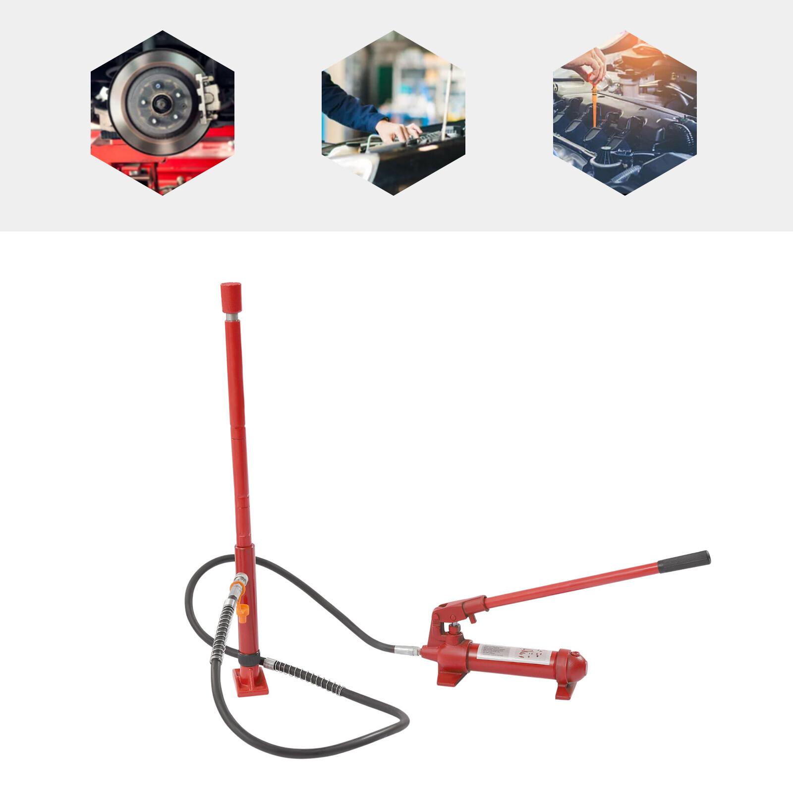 

6 Ton Hydraulic Car Jack Lift, 15-Piece Auto Body Repair Tool Kit with Storage Case - 125mm Lifting Range, Max Load 13227lbs оранжевый