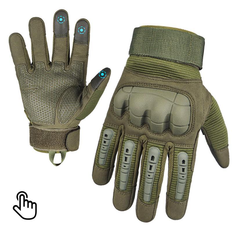 Thick Winter Tactical Gloves Cycling Shooting Outdoor Use Touchscreen Compatible Warm Fleece Lined Full Finger
