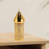 Gold Golden Windproof Candle Lantern Iron Handcrafted Wedding Lantern Home Lighting Display