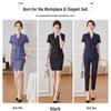Women's Summer Double-breasted Short-Sleeve Professional Suit Jacket