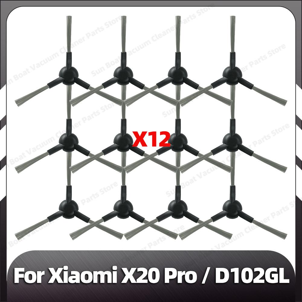Kompatibilní pro Xiaomi X20 Pro Náhradní hlavní boční kartáč HEPA filtr Mopovací podložky Prachové sáčky Náhradní díly Příslušenství