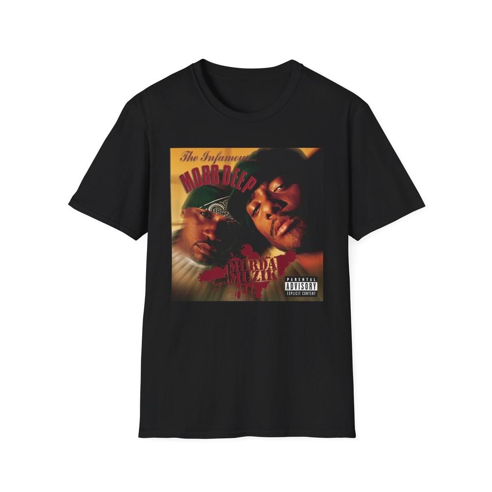 Mobb Deep TShirt Murda Muzik Shirt Hip Hop Tee Mobb Deep Murda Muzik TShirt Unisex T-Shirt S