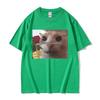 Funny I Love You Pookie Cat Graphic Print T Shirts Unisex Women Cute Kwaii Joke Humor Meme Tshirts Male Casual Oversized Tshirt