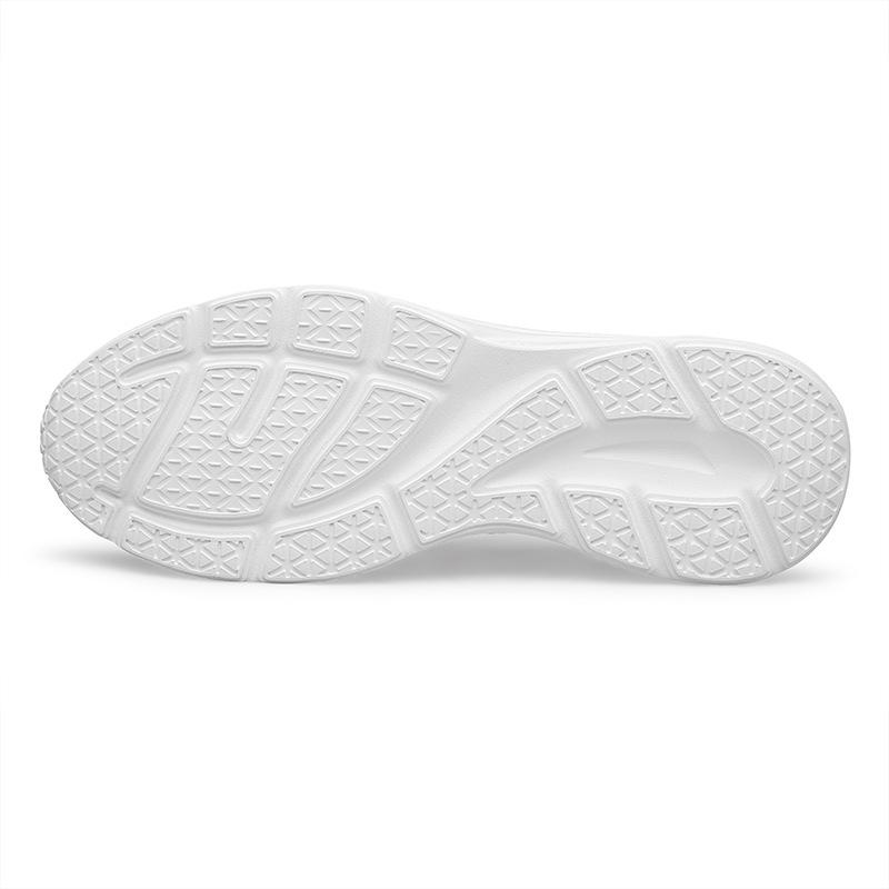 Sommar ihåliga andningsbara meshskor herr mjuk sula mångsidiga sport- och fritidsskor ett-pedal flugvävt mesh medelålders pappaskor