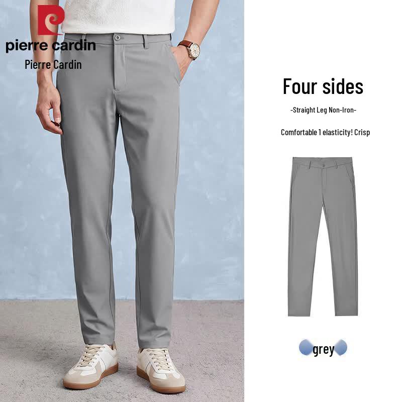 

Pierre Cardin Men s Ice Silk Breathable Straight Casual Pants 29