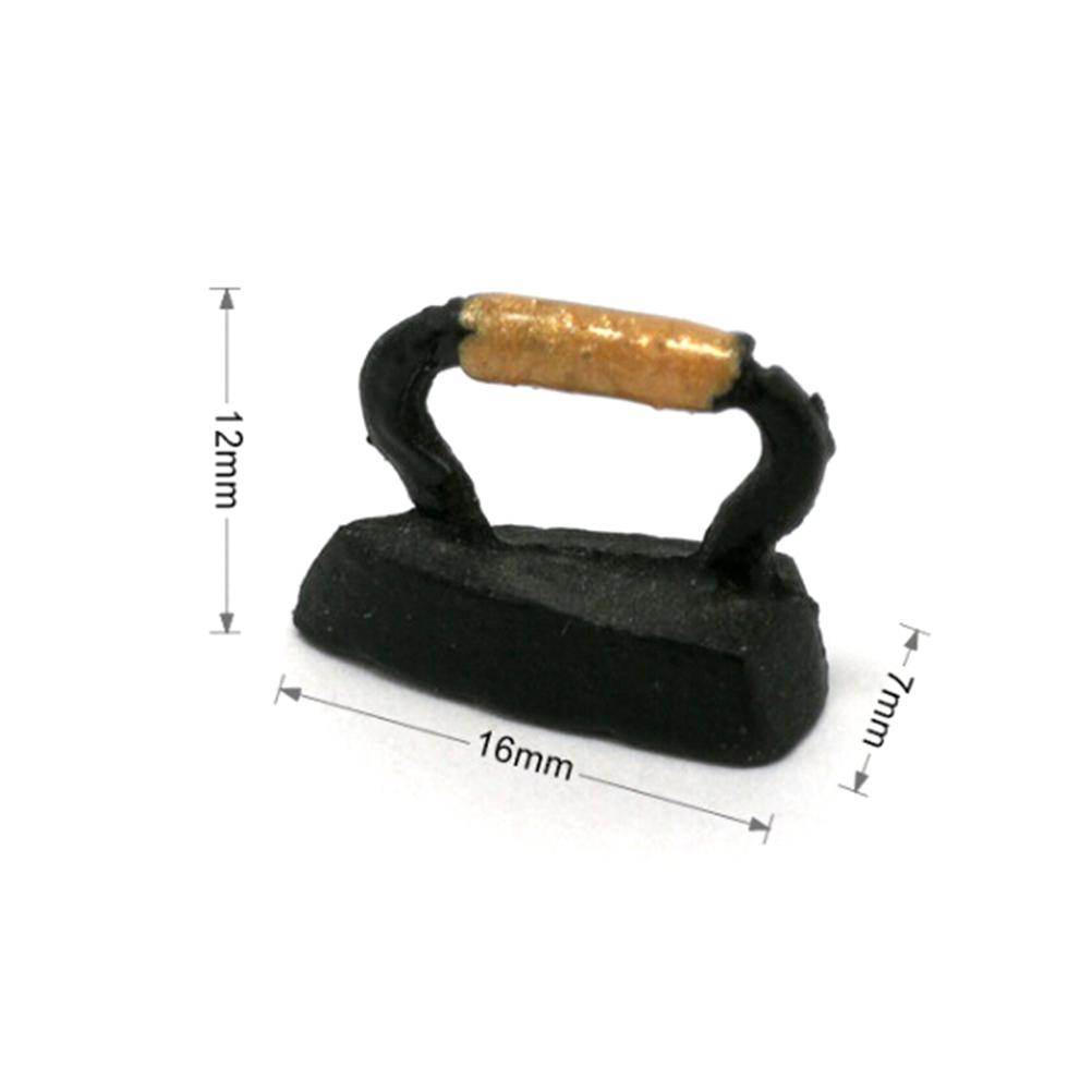 1:12 Dollhouse Miniature Adornment Iron Clothes Tool Doll Room Furniture Toys