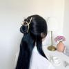Women's Cross Twist Metal Long Hair Clip