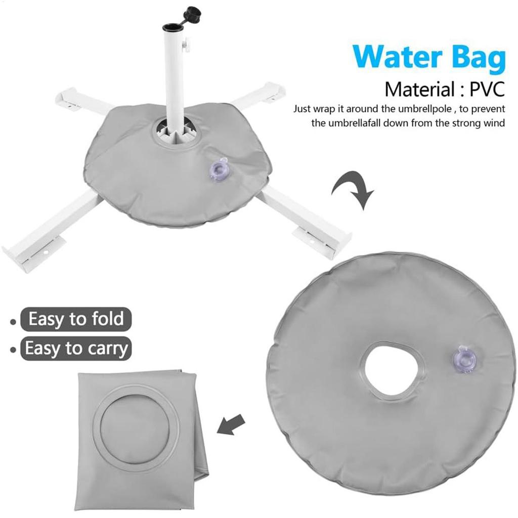 Beach Umbrella Base Outdoor Beach Umbrella Stand Heavy Duty Outdoor Sunshade Attachment Holder For Outside Travel Balcony Picnic