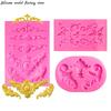 Silicone World Style Retro Relief Decoration For Flipped Sugar Silicone Molds Cake Edge Fondant Molds Chocolate Baking Tools